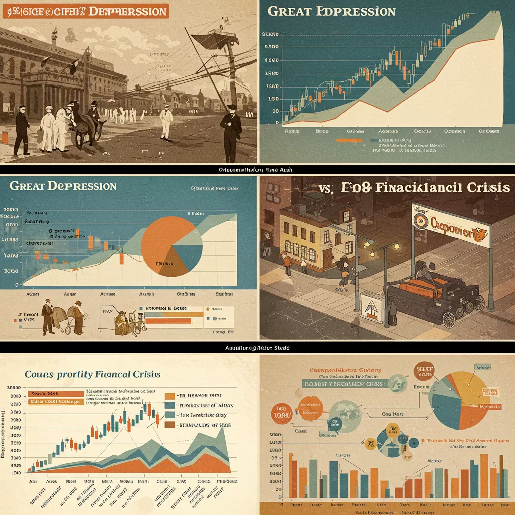 A Comparative Study of the Great Depression and the 2008 Financial Crisis