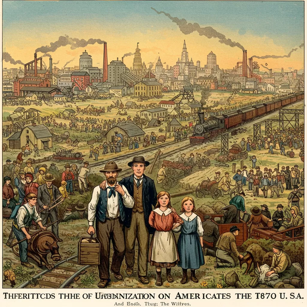The Effects of Urbanization on American Families in the Gilded Age