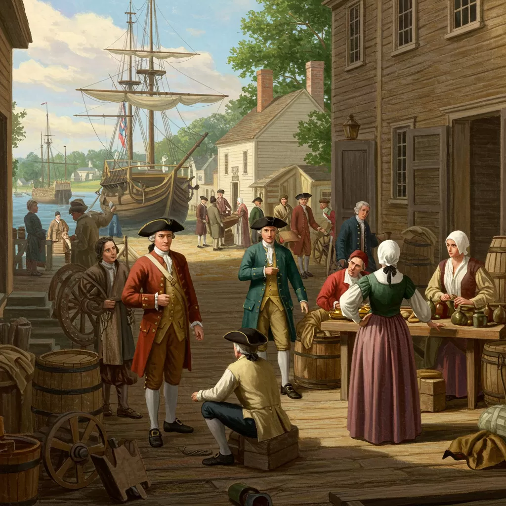 The Role of Colonial Merchants in Economic Growth